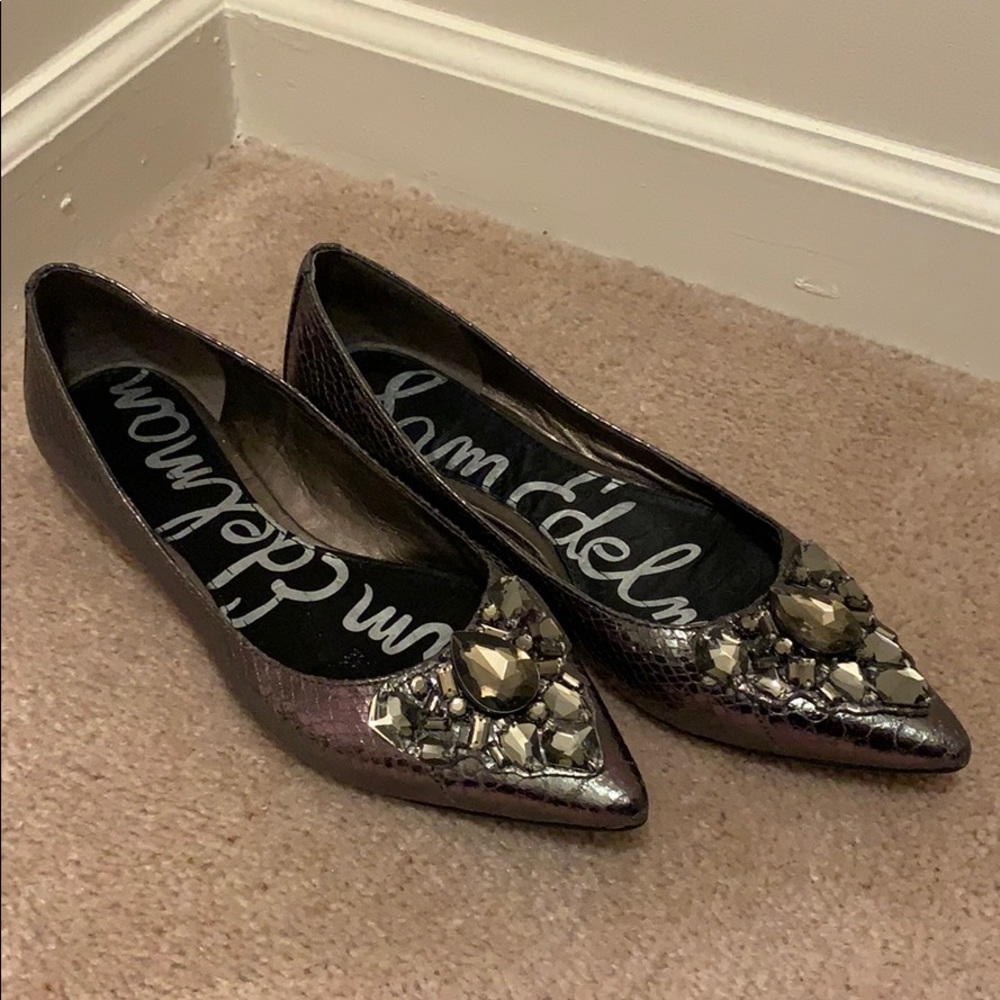 Sam Edelman embellished pointed flats